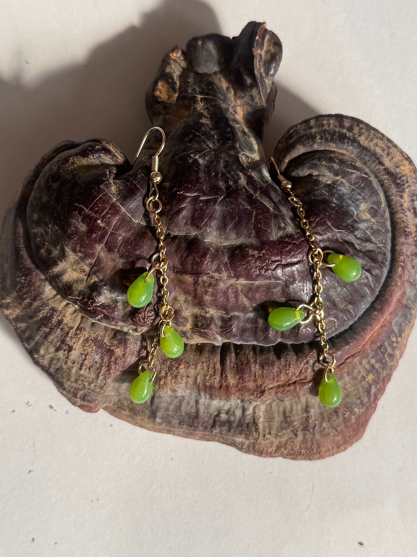 jade drop earrings