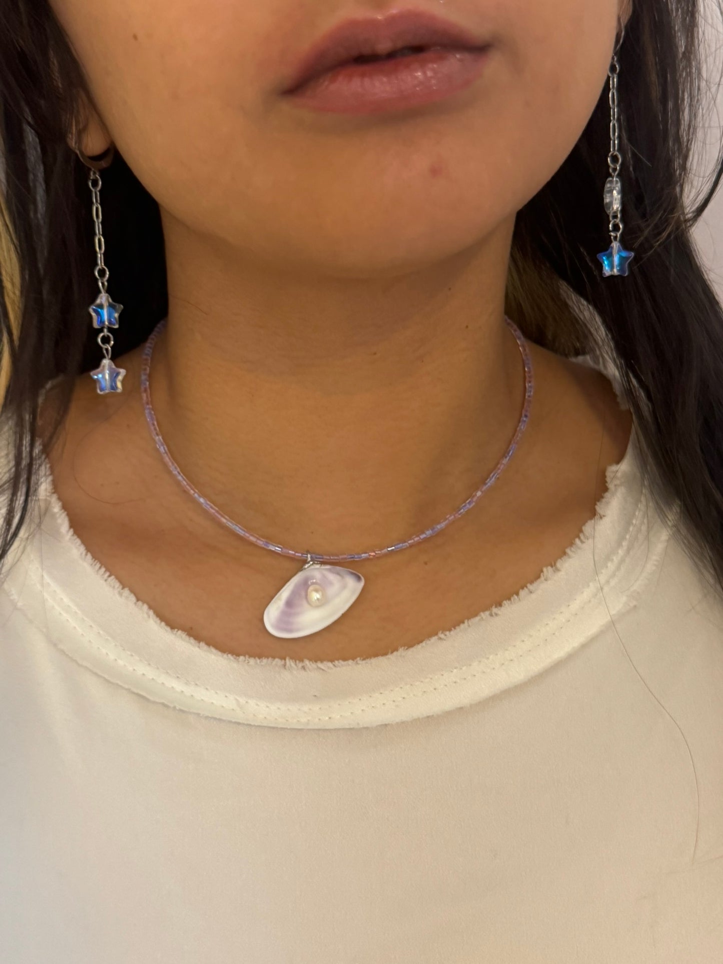 Pearl Bed Beaded Necklace