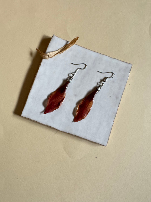 Red Spring Earrings