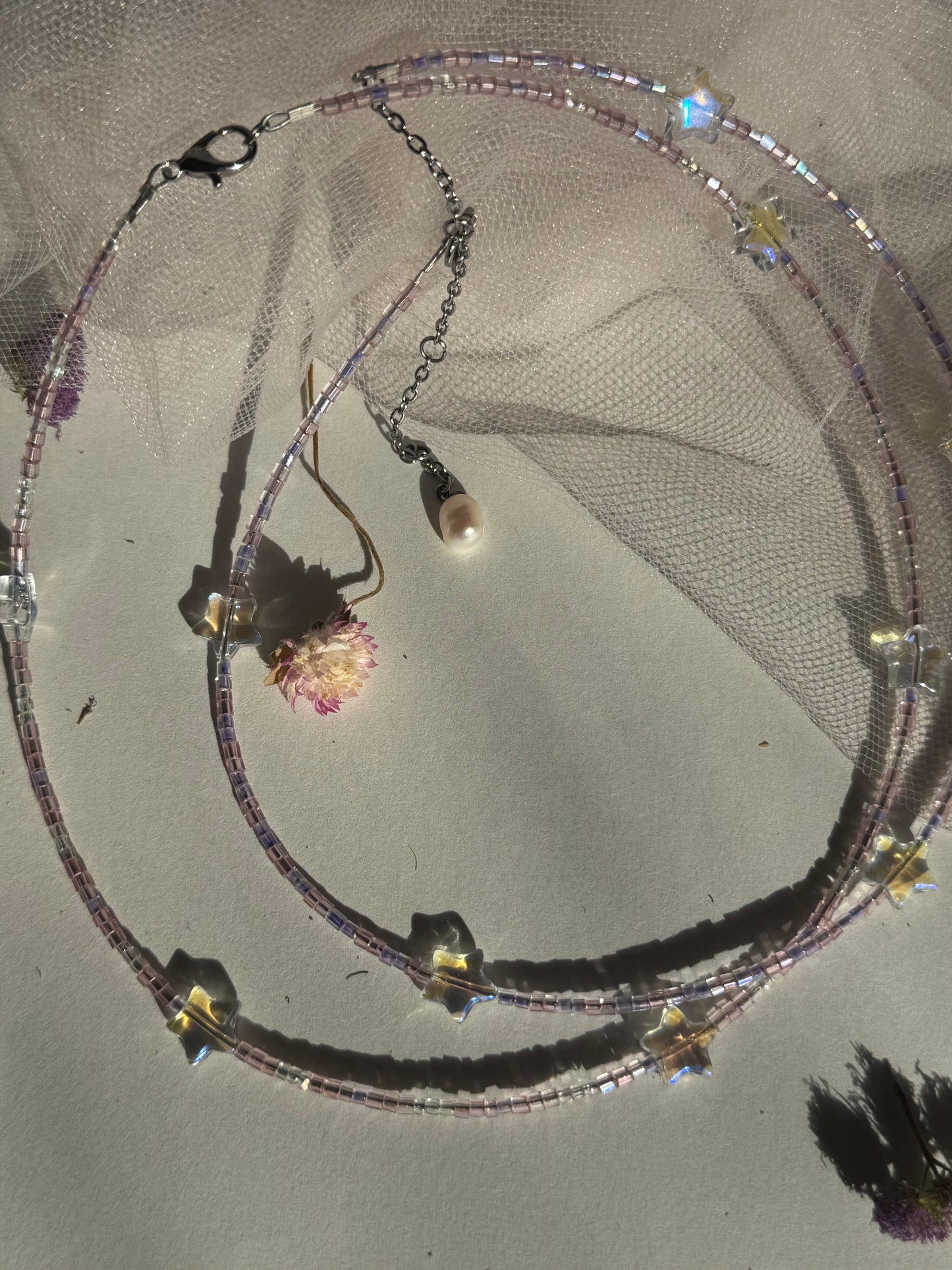 Ga-litter Star Beaded Necklaces