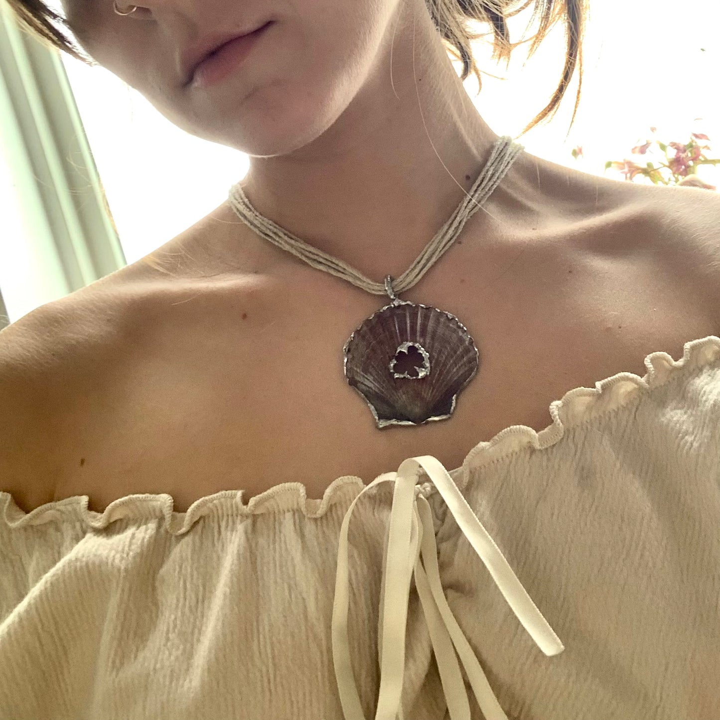Broken Scallop Necklace